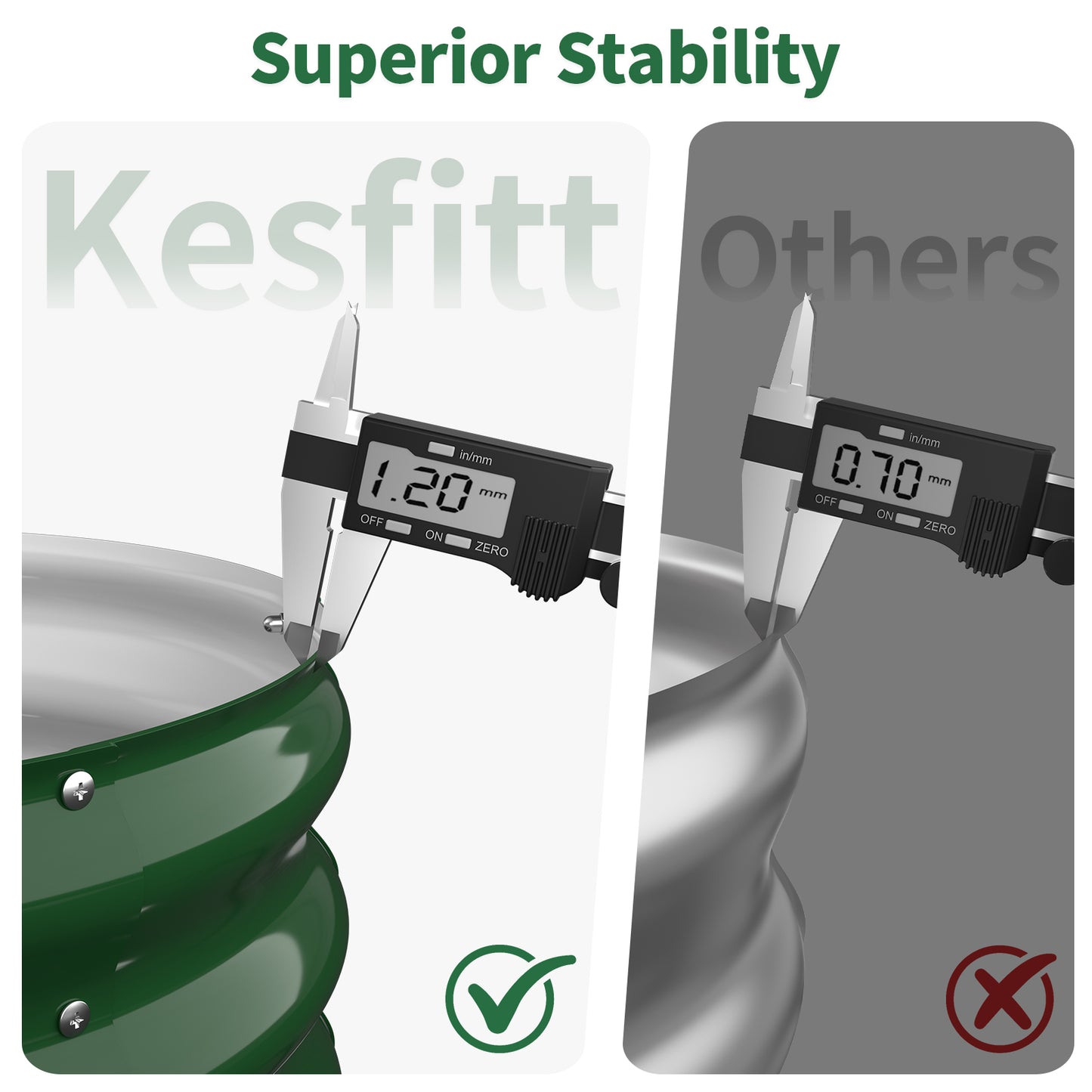 Raised Garden Bed (Forest Green, 4x2x1 FT)