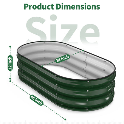 Raised Garden Bed (Forest Green, 4x2x1 FT)