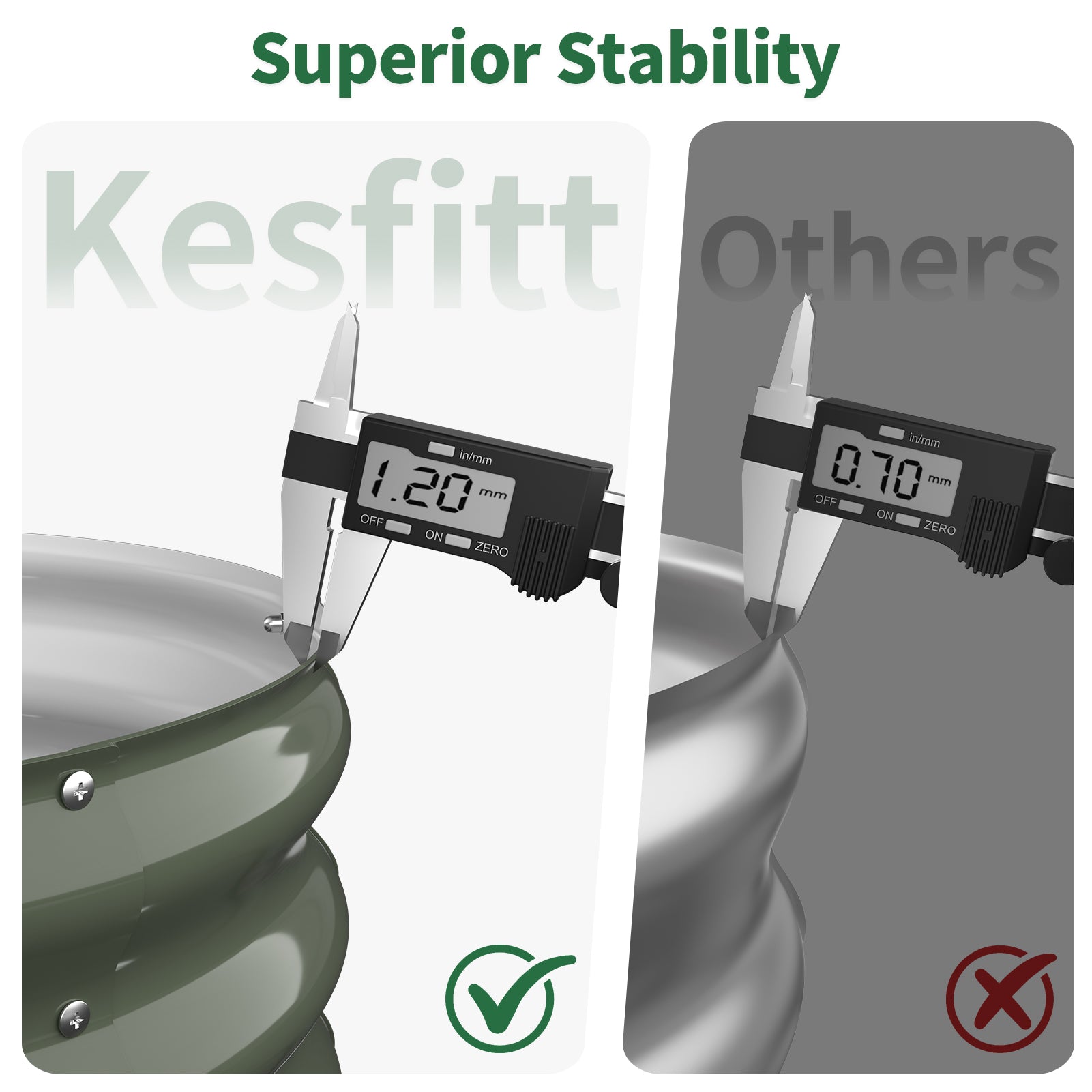 Raised Garden Bed ( Volcanic Gray, 4x2x1 FT)