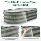 Raised Garden Bed ( Volcanic Gray, 4x2x1 FT)