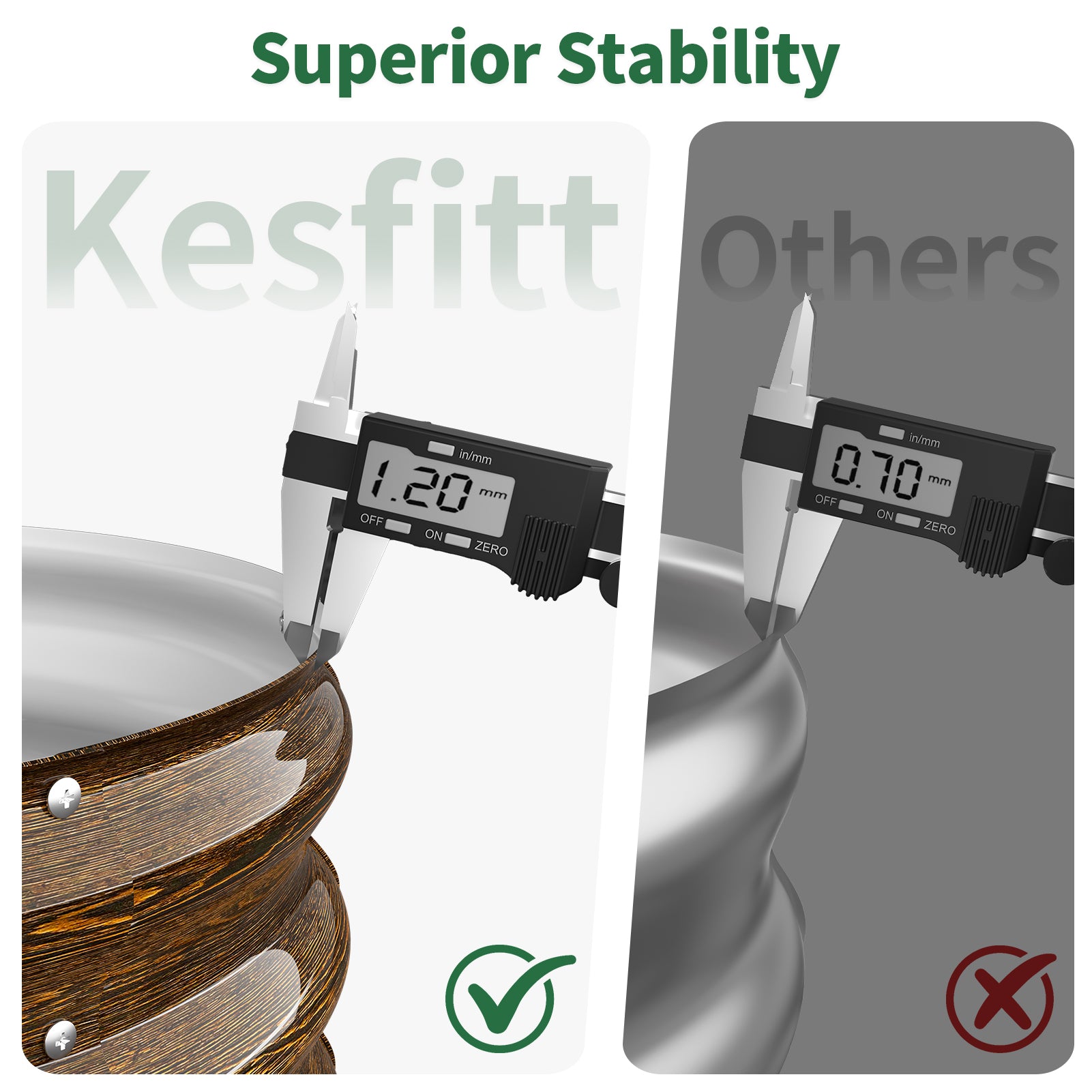 Round Metal Raised Garden Bed, 2x2x1 FT, 3 Pack