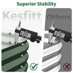 comparison showing thicker panels and stronger stability of kesfitt metal garden bed versus standard planters